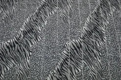 SCAMPOLO MAGLINA A BALZE JERSEY ANIMALIER ZEBRA