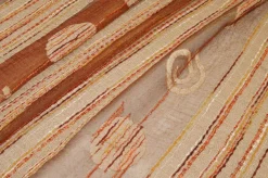 SCAMPOLO ORGANZA STROPICCIATA CON APPLICAZIONI IN CINIGLIA