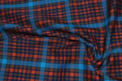 SCAMPOLO TARTAN ROSSO/AZZURRO