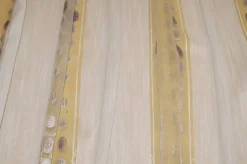 SCAMPOLO TENDA CON POIS IN ORGANZA ARGENTO E LILLA