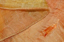 SCAMPOLO TENDA EFFETTO STROPICCIATO RIGA GIALLO E ARANCIO
