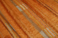 SCAMPOLO TENDA EFFETTO STROPICCIATO ARANCIO