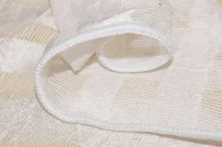 SCAMPOLO TENDA ORGANZA AVORIO CON FANTASIA A STRISCE
