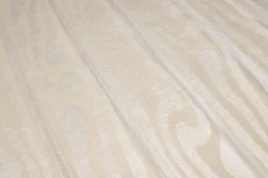 SCAMPOLO TENDA ORGANZA AVORIO CON FANTASIA A STRISCE
