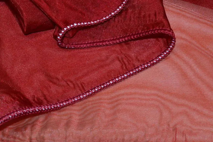 SCAMPOLO TENDA ORGANZA BORDEAUX