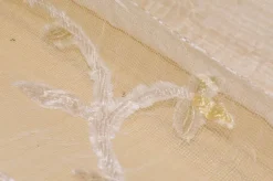 SCAMPOLO TENDA ORGANZA CON INSERTO FILL COUPE DISEGNO FOGLIA