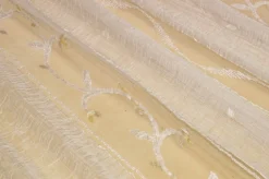 SCAMPOLO TENDA ORGANZA CON INSERTO FILL COUPE DISEGNO FOGLIA