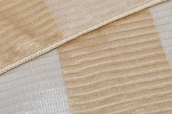 SCAMPOLO TENDA ORGANZA FANTASIA FASCE BEIGE