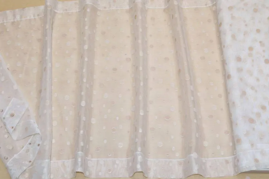 SCAMPOLO TENDINO ORGANZA BOLLO BEIGE