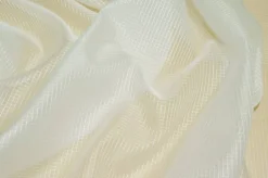 SCAMPOLO TENDINO ORGANZA QUADRETTO TONO SU TONO PANNA