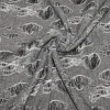 SCAMPOLO VISCOSA ACETATO FANTASIA ASTRATTA BIANCO NERA
