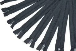 SET 5 CERNIERE AUTOBLOCCANTI 60 CM COLORE GRIGIO SCURO