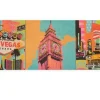 SET 3 PANNELLI DISEGNO CITY 3 CM 47x47