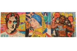 SET 3 PANNELLI DISEGNO STREET ART 1 CM 47x47