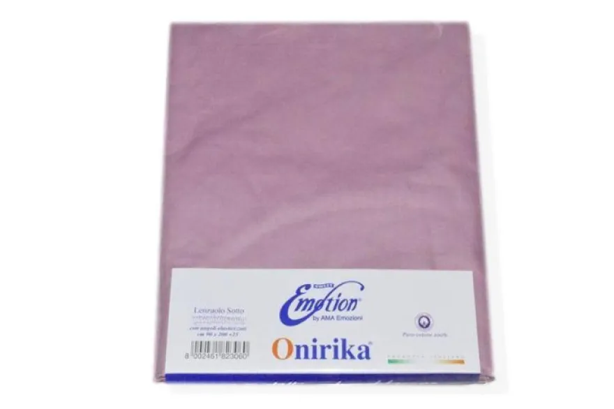 SOTTOLENZUOLO ONIRIKA PURO COTONE CON ANGOLI ELASTICIZZATI MATRIMONIALE