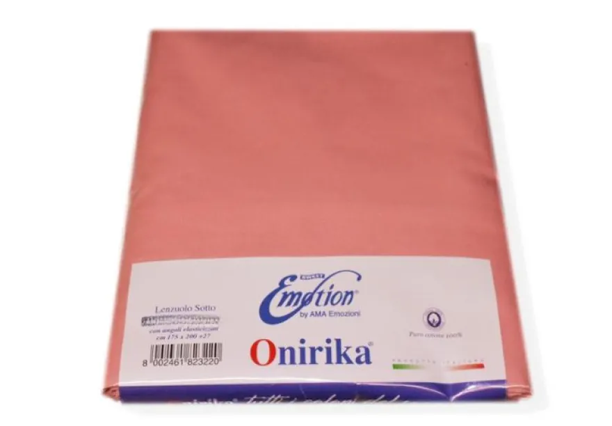 SOTTOLENZUOLO ONIRIKA PURO COTONE CON ANGOLI ELASTICIZZATI MATRIMONIALE