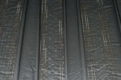 TAFFETA' RIGATO GRIGIO ACCIAIO ALTEZZA CM 300