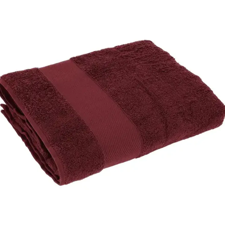 TELO BAGNO GABEL IN PURO COTONE IDROFILO JACQUARD TINTA UNITA