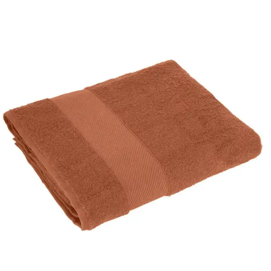 TELO BAGNO GABEL IN PURO COTONE IDROFILO JACQUARD TINTA UNITA