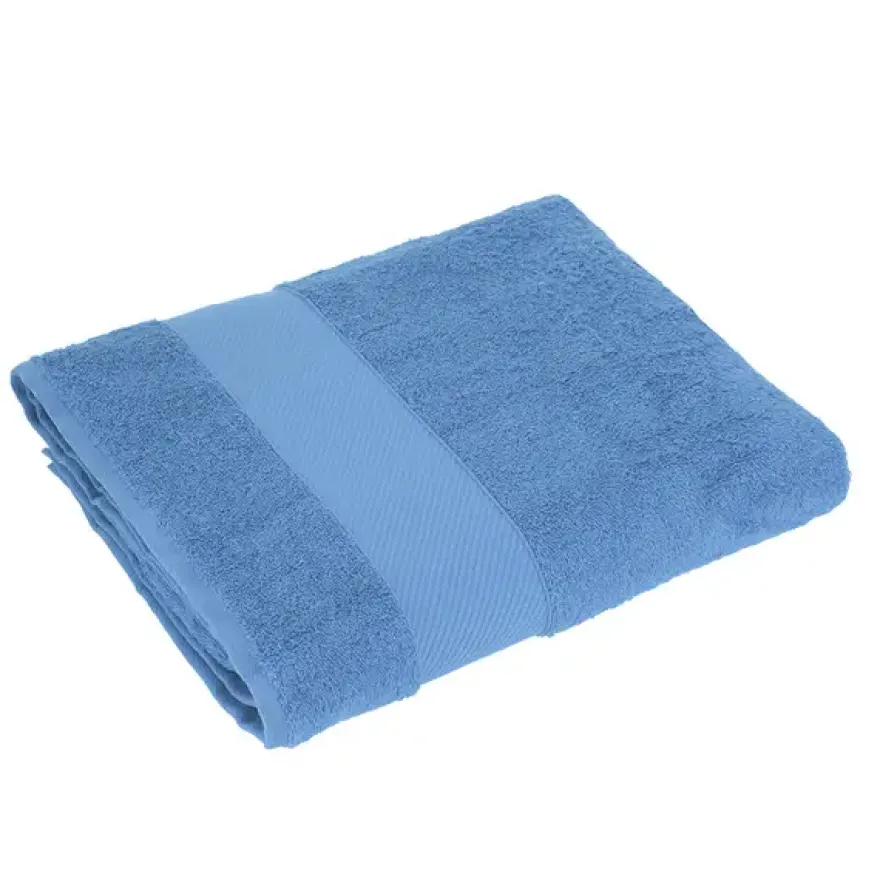 TELO BAGNO GABEL IN PURO COTONE IDROFILO JACQUARD TINTA UNITA