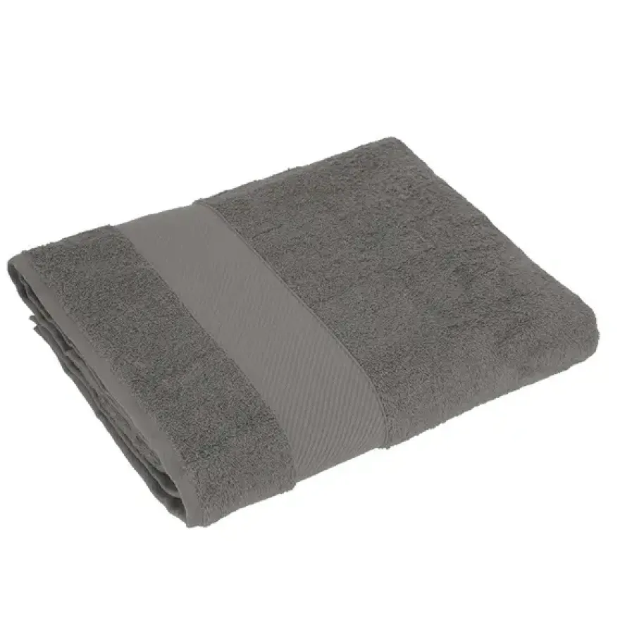 TELO BAGNO GABEL IN PURO COTONE IDROFILO JACQUARD TINTA UNITA