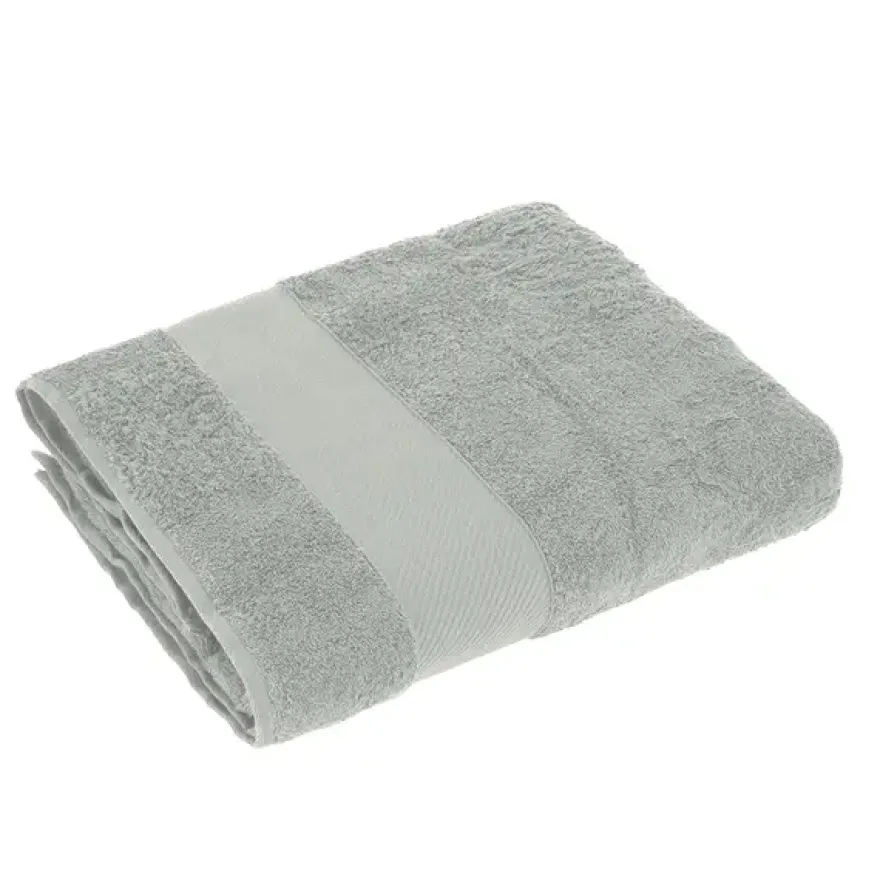 TELO BAGNO GABEL IN PURO COTONE IDROFILO JACQUARD TINTA UNITA