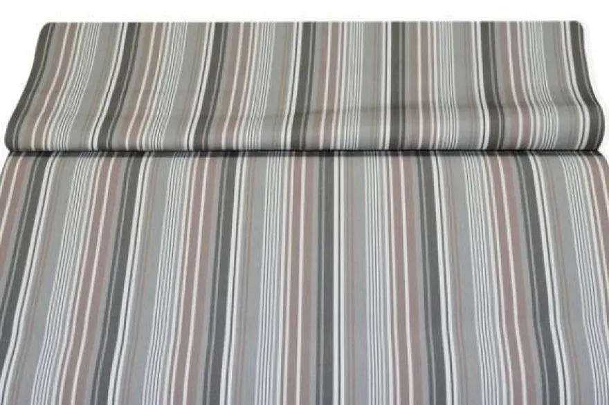TENDA SOLE RIMINI RIGA GRIGIO/TORTORA ALTEZZA 140 CM