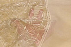 TENDINO BEIGE CON RICAMO CENTRALE