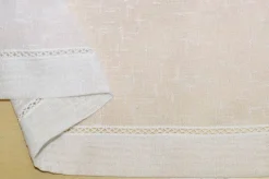TENDINO CON INCASSO PIZZO MACRAME' CILIEGIE