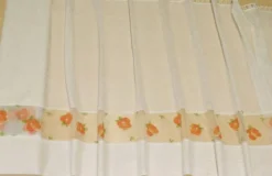 TENDINO CON INSERTO ORGANZA FIORE ARANCIONE
