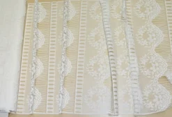 TENDINO CON RICAMO BIANCO FLOREALE
