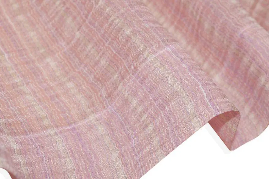 TENDINO EFFETTO STROPICCIATO RIGHINA ROSA