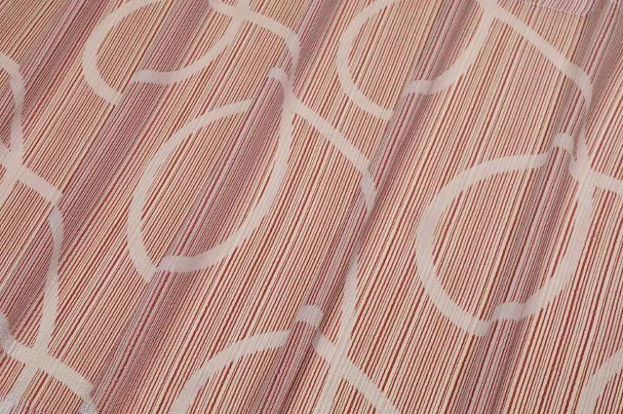 TENDINO FANTASIA GEOMETRICA ROSSA