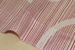 TENDINO FANTASIA GEOMETRICA ROSSA