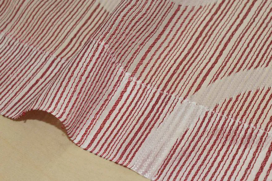 TENDINO FANTASIA GEOMETRICA ROSSA