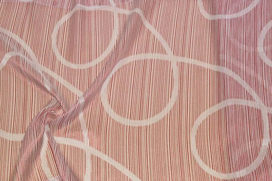 TENDINO FANTASIA GEOMETRICA ROSSA