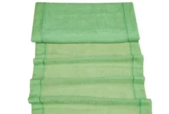 TENDINO IN ORGANZA EFFETTO STROPICCIATO VERDE