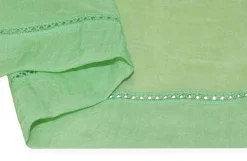 TENDINO IN ORGANZA EFFETTO STROPICCIATO VERDE