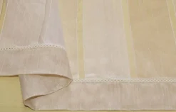 TENDINO IN ORGANZA MISTO LINO RIGONE BEIGE