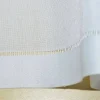 TENDINO MISTO LINO CON RICAMO ORSETTO