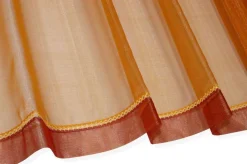 TENDINO ORGANZA ARANCIO CANGIANTE GIALLO