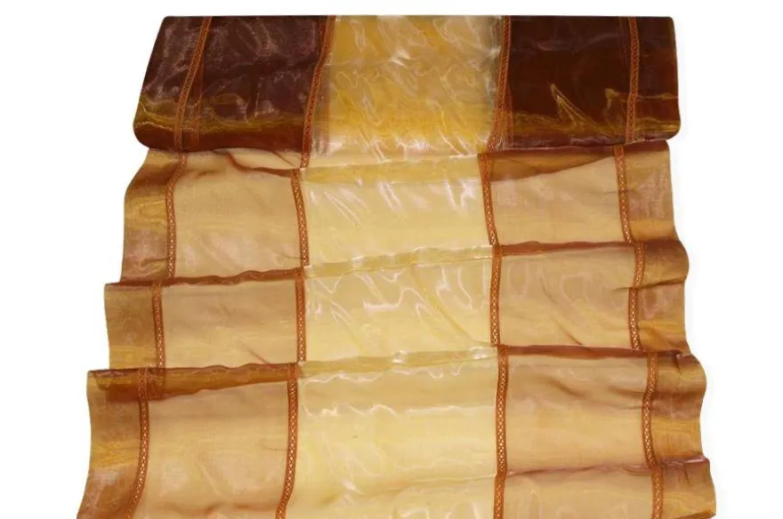 TENDINO ORGANZA ORO CANGIANTE OCRA