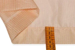 TENDINO ORGANZA QUADRETTO ROSA SALMONE