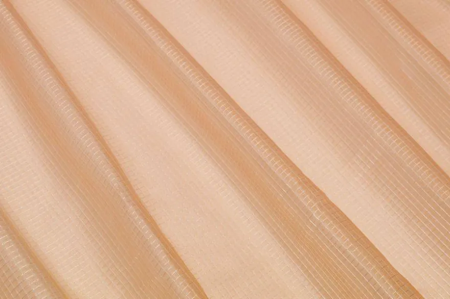 TENDINO ORGANZA QUADRETTO ROSA SALMONE
