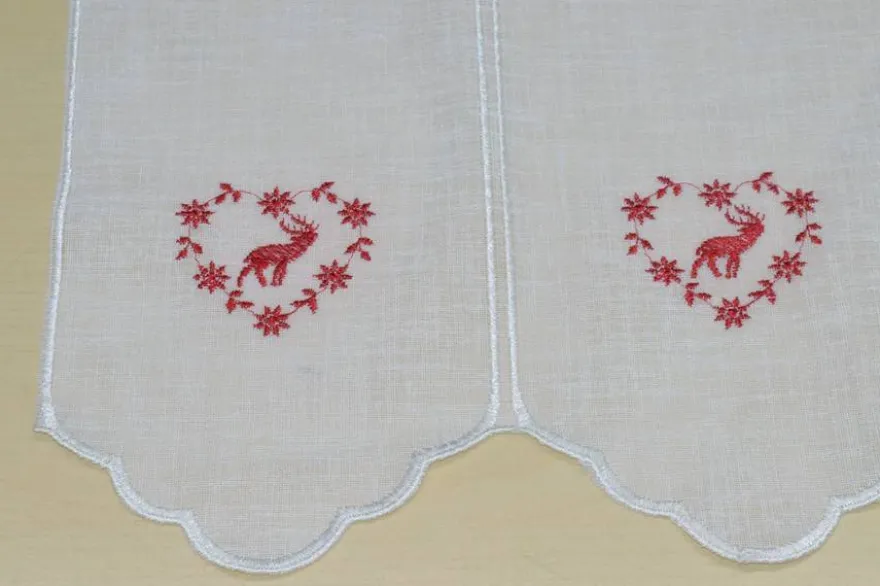 TENDINO TIROLESE CUORE CERVO ROSSO ALTEZZE CM 90, 150