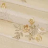TENDINO TULLE RICAMATO FIORELLINO BEIGE