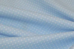 TESSUTI COORDINATI PIQUET MILLE RIGHE AZZURRO