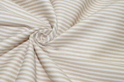 TESSUTI COORDINATI PIQUET MILLE RIGHE BEIGE
