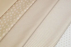 TESSUTI COORDINATI PIQUET MILLE RIGHE BEIGE
