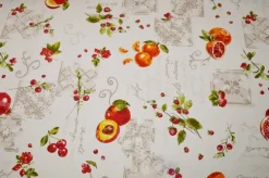 TESSUTO ANTIMACCHIA COTONE FANTASIA FRUTTA